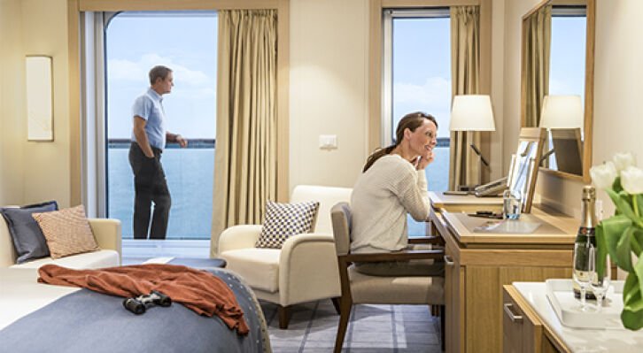 Penthouse Veranda Stateroom on Viking Neptune
