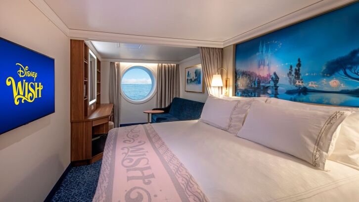 Deluxe Oceanview Stateroom on Disney Wish