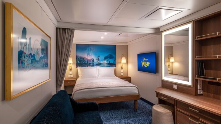 Inside Stateroom on Disney Wish