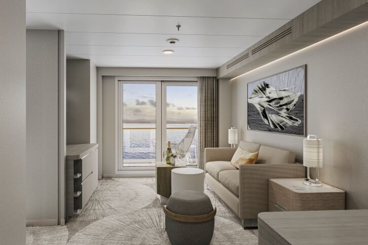 Family Suite with Master Bedroom & Balcony on Norwegian Prima