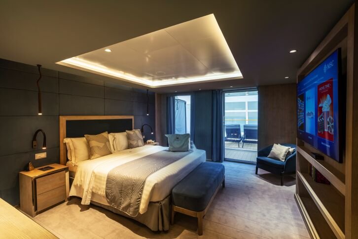 MSC Yacht Club Owner's Suite with Whirlpool Bath on MSC World Europa