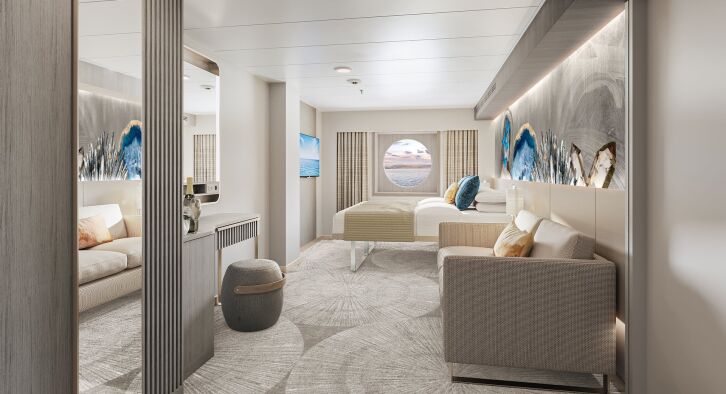 Oceanview cabin on Norwegian Prima