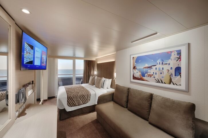 Deluxe Balcony cabin on MSC World Europa