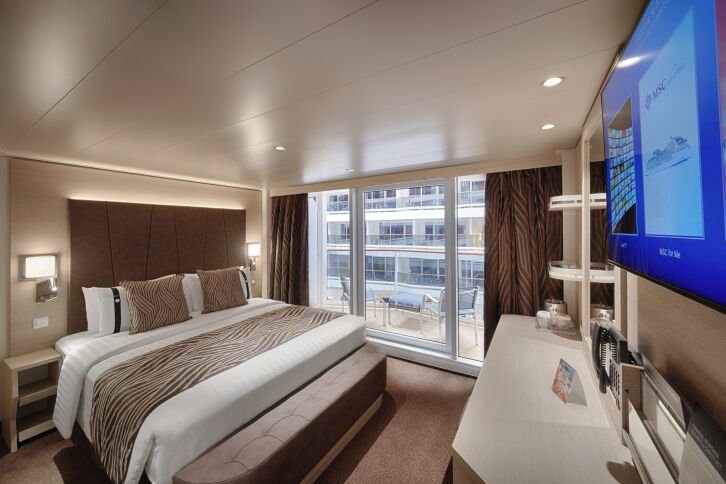 Guarantee Balcony cabin on MSC World Europa
