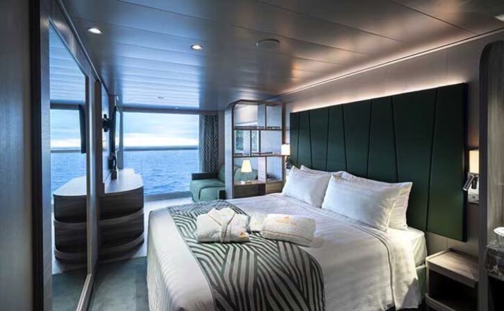 Infinite Ocean View Aurea cabin on MSC World Europa