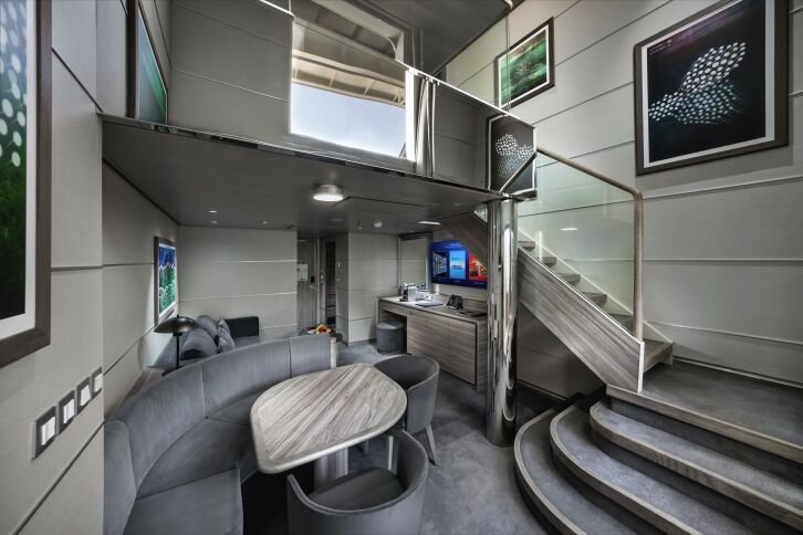 MSC Yacht Club Duplex Suite with Whirlpool on MSC Euribia