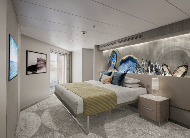 Family Suite with Master Bedroom & Balcony on Norwegian Viva