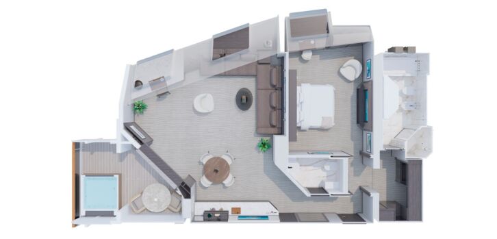 Retreat Residence floor plan on Explora I