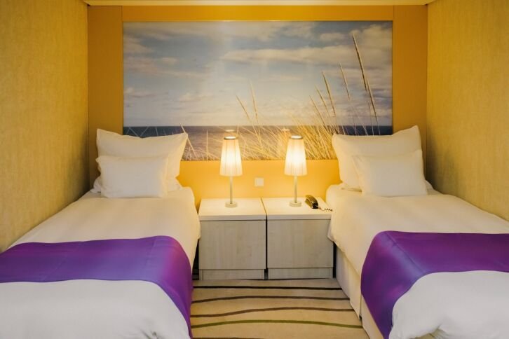 Inside Guarantee cabin on Ambition