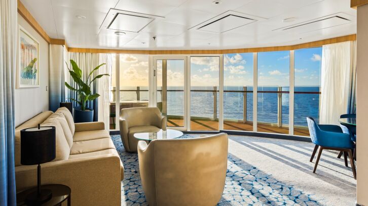 Spacious AquaTheater Suite Large Balcony - 2 Bedrooms on Utopia of the Seas