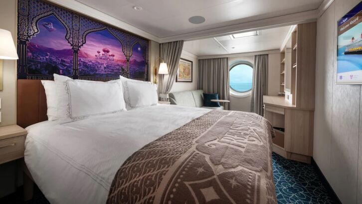 Deluxe Oceanview Stateroom on Disney Treasure