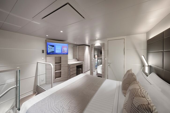 MSC Yacht Club Duplex Suite With Whirlpool Bath on MSC World America