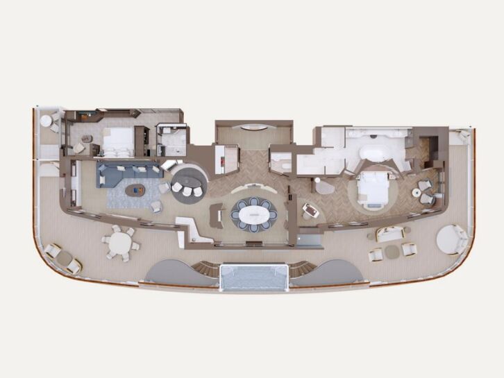 Owner's Residence floor plan on Explora II
