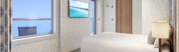 Premium Balcony cabin on Carnival Firenze