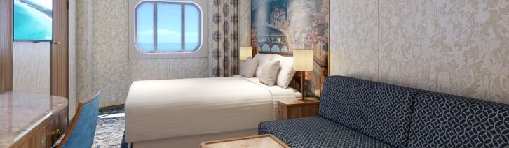 Ocean View Guarantee cabin on Carnival Firenze