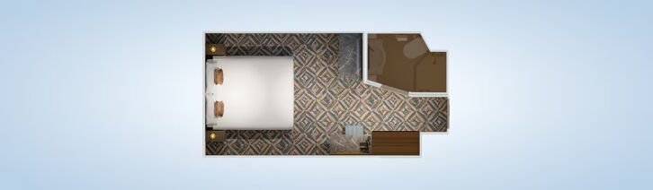 Terrazza Interior floor plan on Carnival Firenze