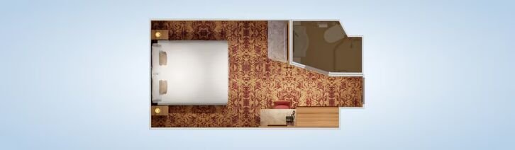 Interior Guarantee floor plan on Carnival Firenze