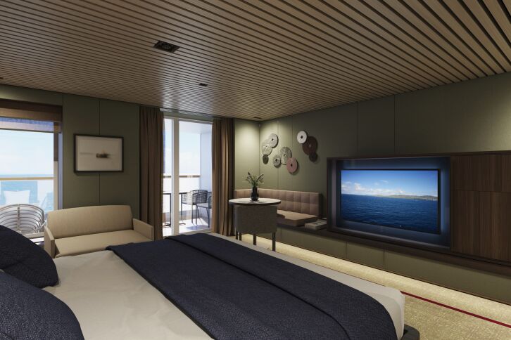 The Haven Penthouse with Balcony on Norwegian Aqua