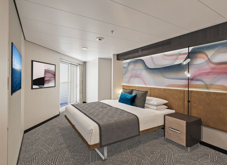 Family Suite with Master Bedroom & Balcony on Norwegian Aqua