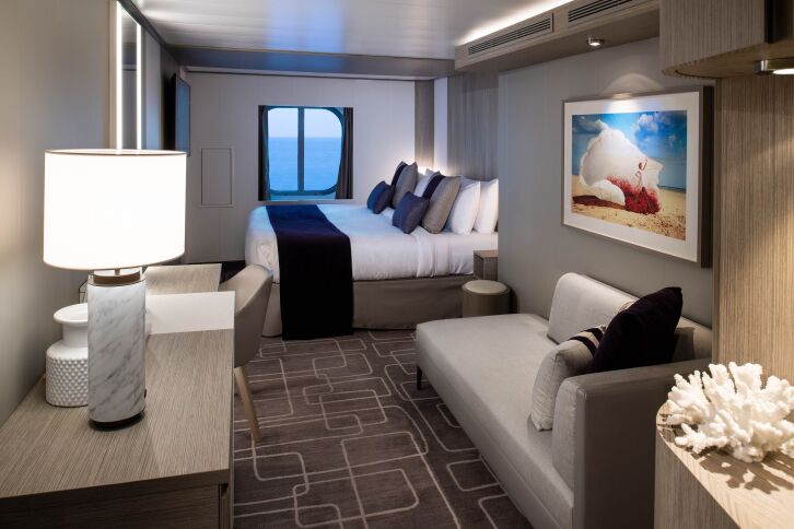 Ocean View cabin on Celebrity Xcel
