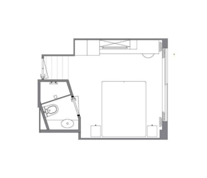 Forward Cabin - Diamond Deck floor plan on MS Riviera Rose