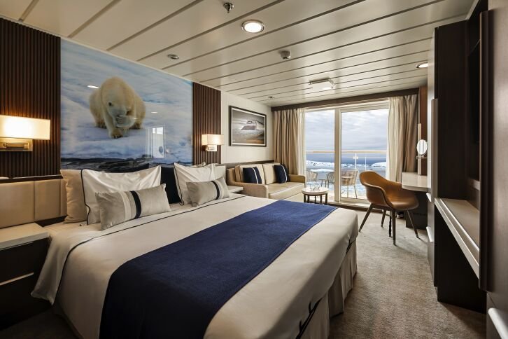 Balcony Stateroom Category B on Douglas Mawson