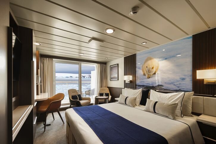 Balcony Stateroom Category C on Douglas Mawson