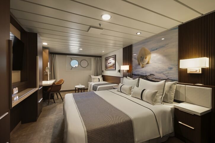 Aurora Stateroom Twin on Douglas Mawson