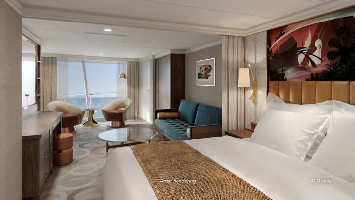 Concierge Family Oceanview Stateroom on Disney Destiny