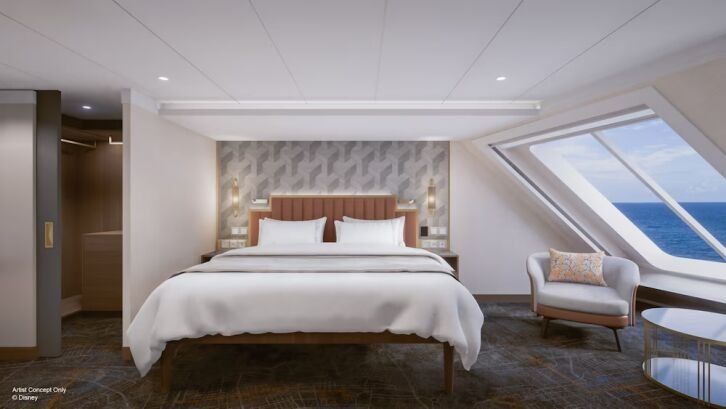 Concierge Oceanview Suite on Disney Adventure