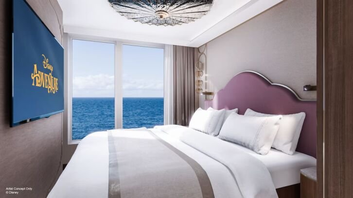 Concierge Family Oceanview Suite on Disney Adventure