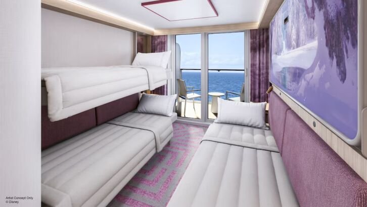 Stateroom with Verandah on Disney Adventure