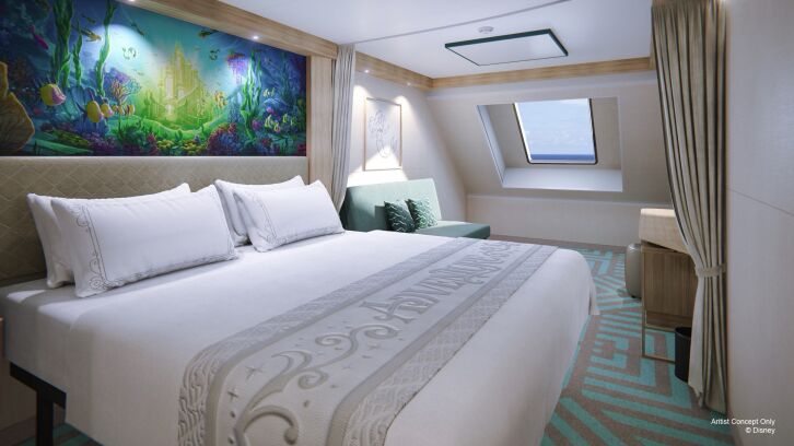 Deluxe Oceanview Stateroom on Disney Adventure