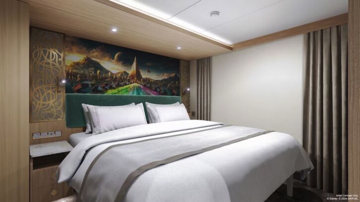 Concierge Inside Family Stateroom on Disney Adventure
