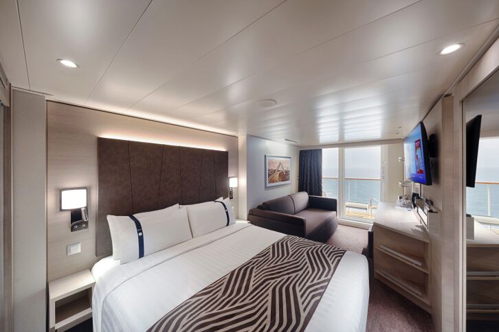 Deluxe Balcony cabin on MSC World Asia