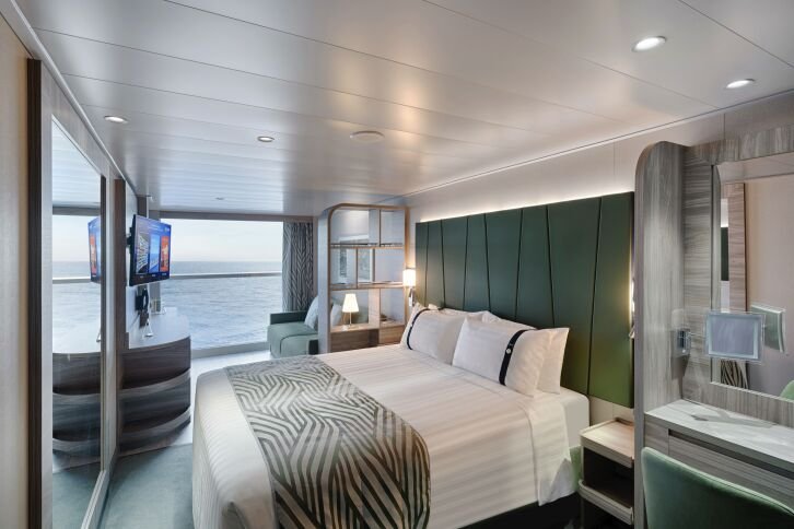 Infinite Ocean View Aurea cabin on MSC World Asia