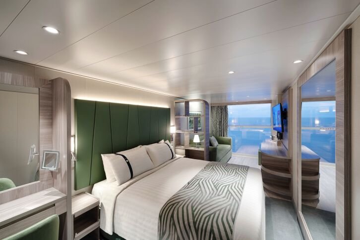 Infinite Ocean View cabin on MSC World Asia