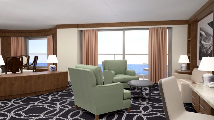 Byron Beach Presidential Suite on Carnival Encounter