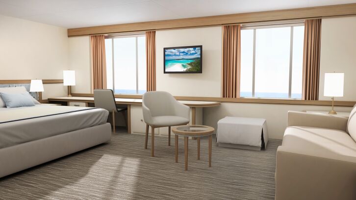Byron Beach Ocean View Suite on Carnival Adventure
