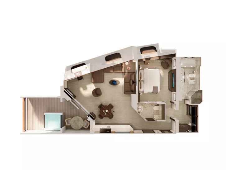 Retreat Residence floor plan on EXPLORA V