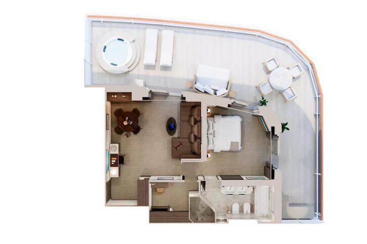 Serenity Residence floor plan on EXPLORA V