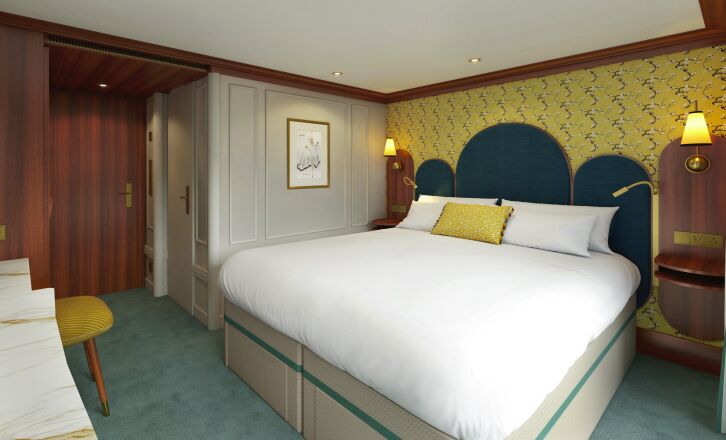 French Balcony cabin on S.S. Audrey