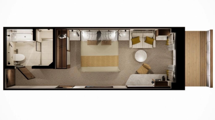 Premium Veranda floor plan on Crystal Grace