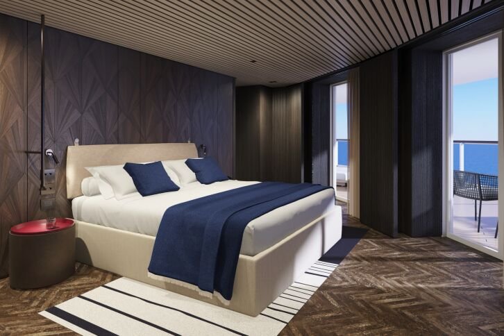 The Haven Premier Owner's Suite with Large Balcony on Norwegian Aura