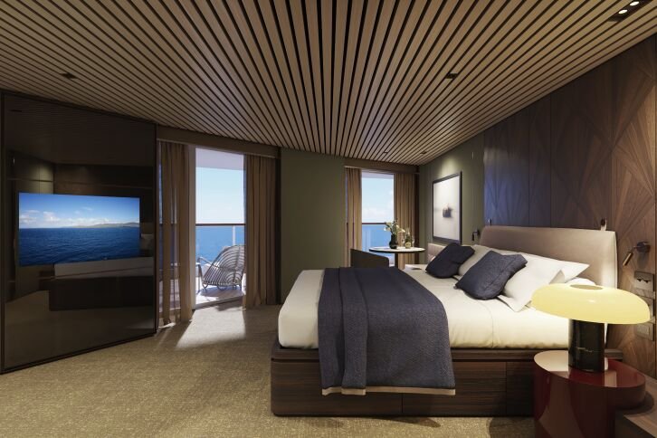 The Haven Aft-Facing Penthouse with Large Balcony on Norwegian Aura