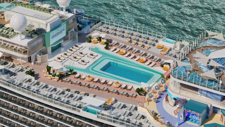 Pool Deck on Norwegian Aura
