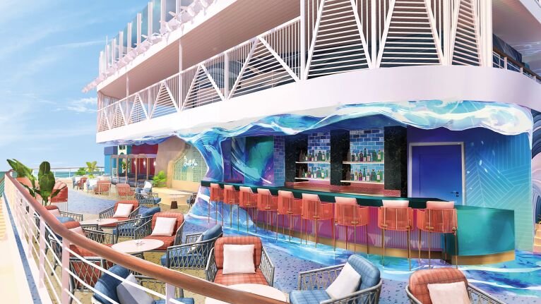 Daybreaker Bar on Norwegian Aura