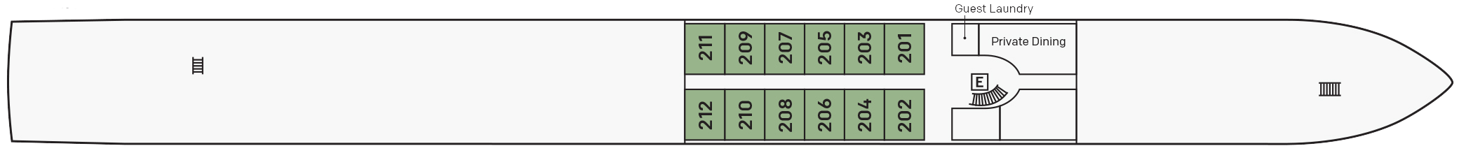 Moselle Deck plan on S.S. Helen