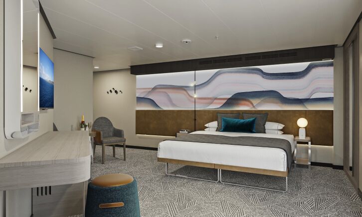 Aft-Facing Suite with Large Balcony on Norwegian Aura